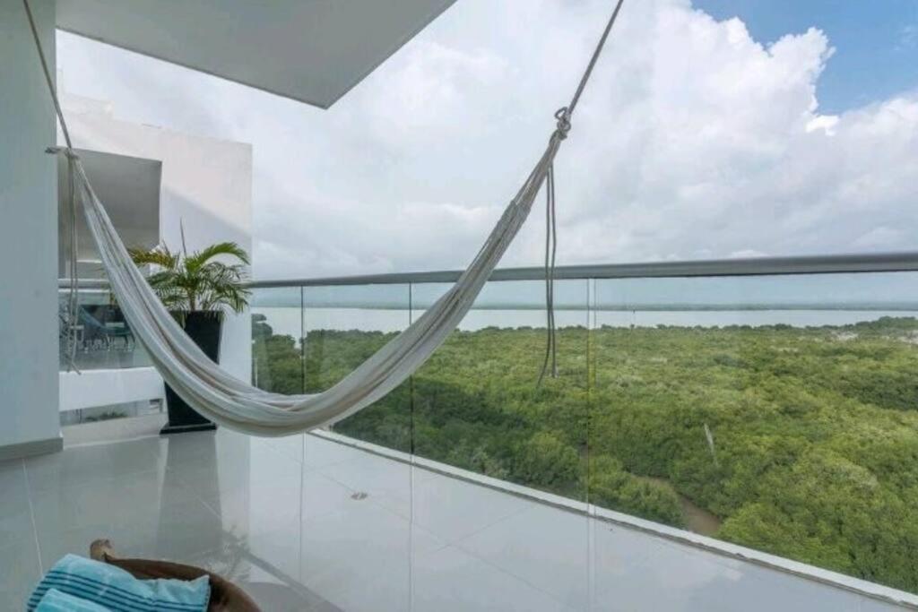 Hermoso Apartamento: Beachfront Comfort with Direct Access Cartagena Exterior photo